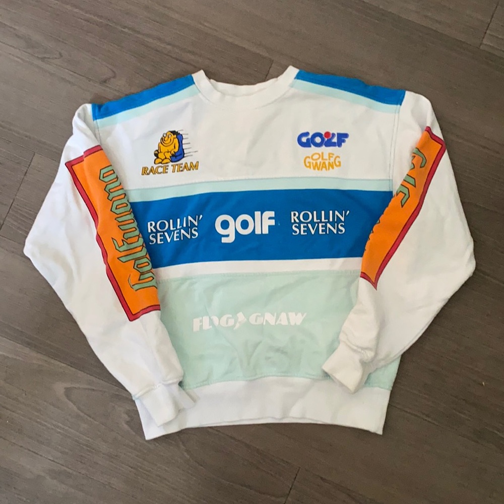 COPY - Authentic Golf Wang Racecar Sweater (Blue)
